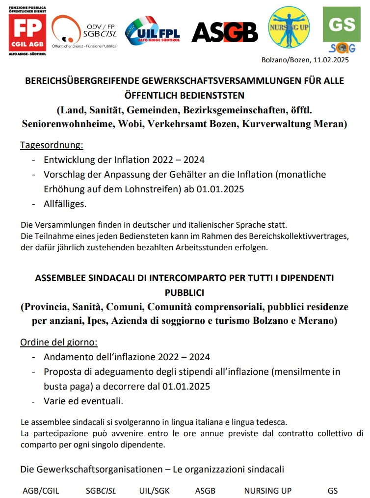 Versammlungen Info